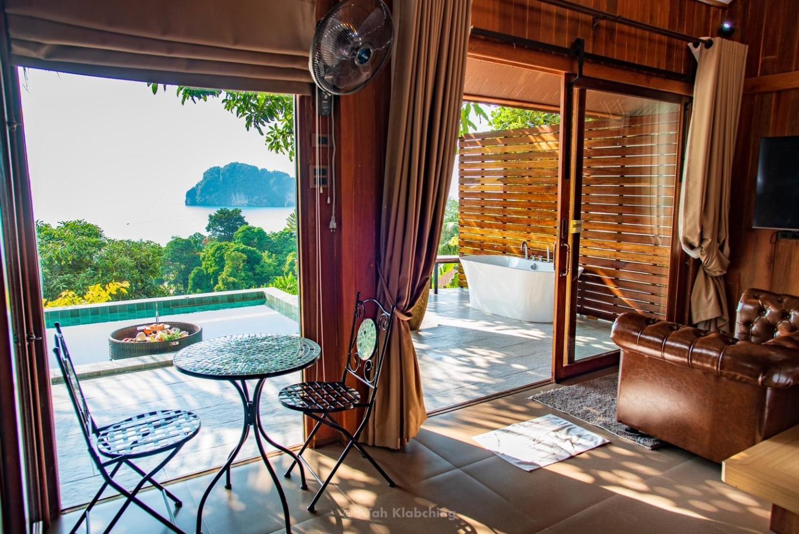 เขาทองพูลวิลล่ากระบี่ Khaotong Pool Villa Krabi Ban Nai Sa Esterno foto