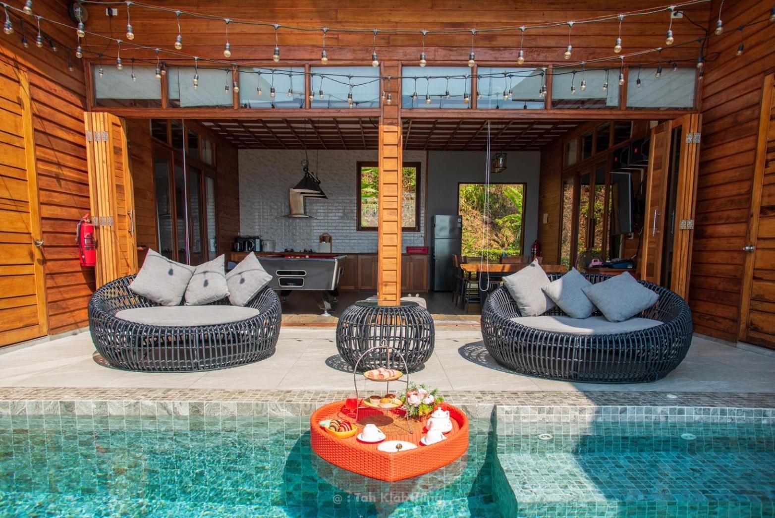 เขาทองพูลวิลล่ากระบี่ Khaotong Pool Villa Krabi Ban Nai Sa Esterno foto