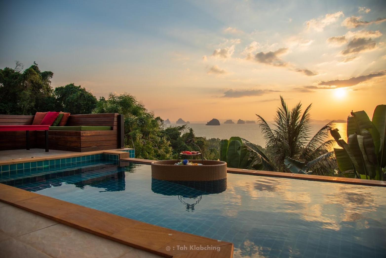 เขาทองพูลวิลล่ากระบี่ Khaotong Pool Villa Krabi Ban Nai Sa Esterno foto
