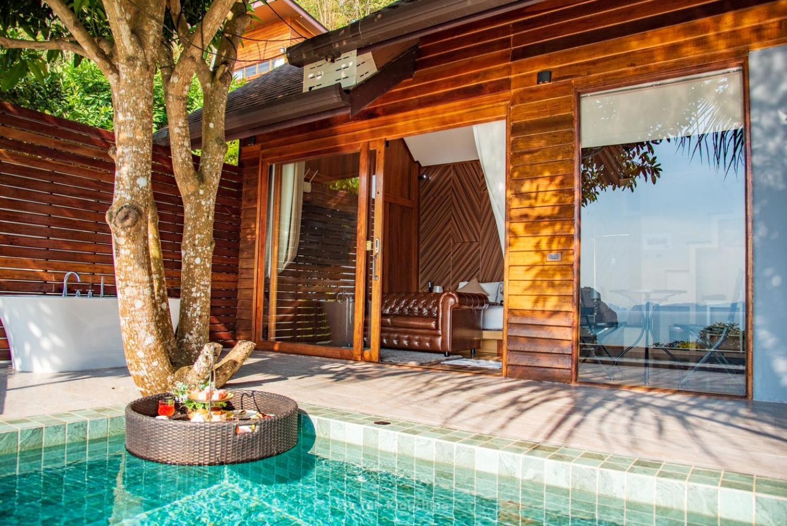 เขาทองพูลวิลล่ากระบี่ Khaotong Pool Villa Krabi Ban Nai Sa Esterno foto