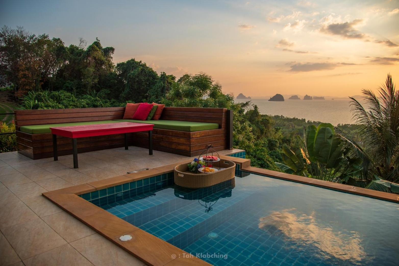 เขาทองพูลวิลล่ากระบี่ Khaotong Pool Villa Krabi Ban Nai Sa Esterno foto