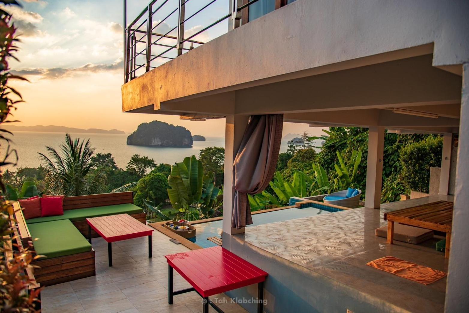 เขาทองพูลวิลล่ากระบี่ Khaotong Pool Villa Krabi Ban Nai Sa Esterno foto