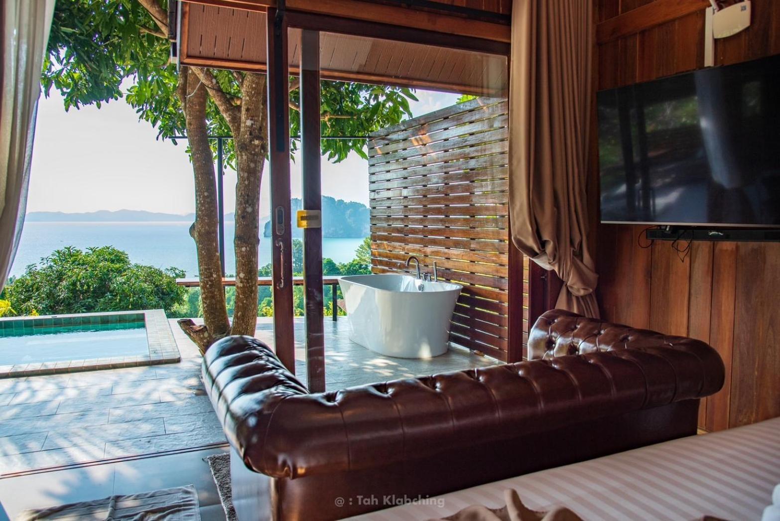 เขาทองพูลวิลล่ากระบี่ Khaotong Pool Villa Krabi Ban Nai Sa Esterno foto