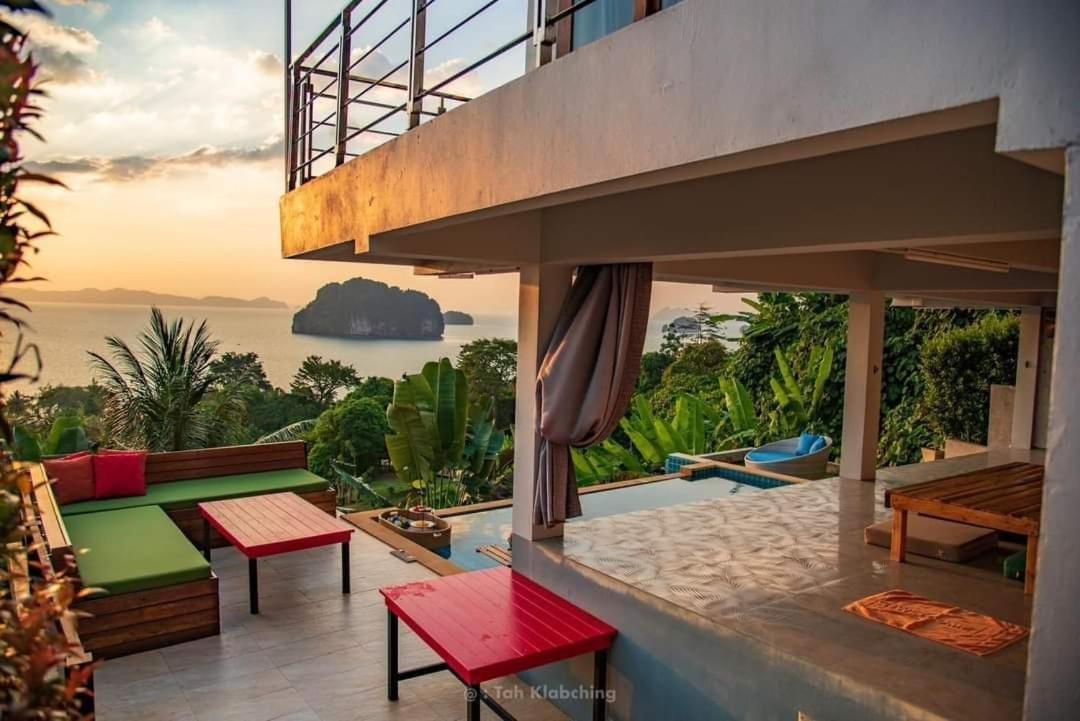 เขาทองพูลวิลล่ากระบี่ Khaotong Pool Villa Krabi Ban Nai Sa Esterno foto