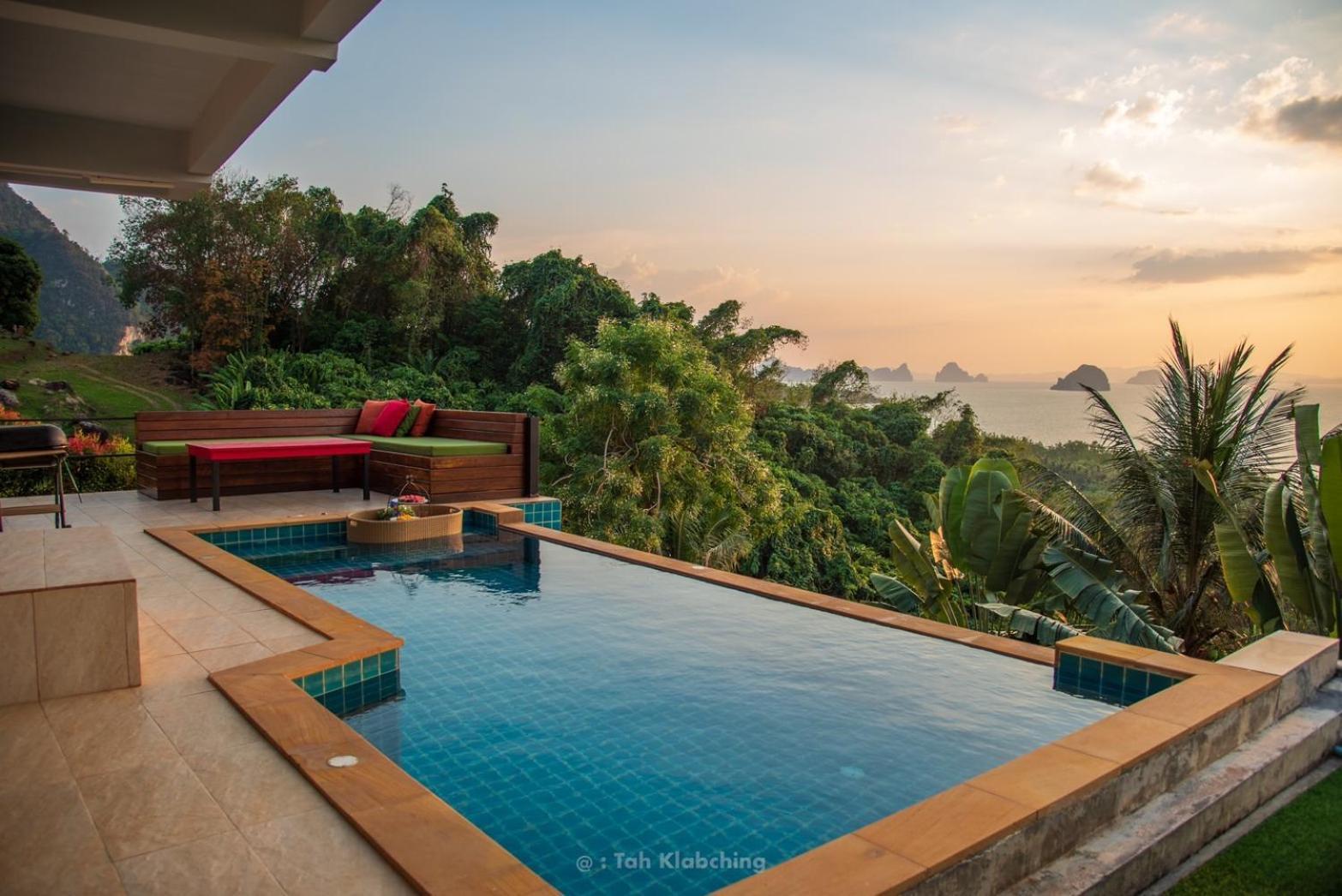 เขาทองพูลวิลล่ากระบี่ Khaotong Pool Villa Krabi Ban Nai Sa Esterno foto